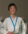 Nick Folie op het podium bij Ippon Trophy Antwerp te Herentals.