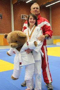 Roger Alen, Lynn Folie en onze Mascotte op het Belgisch Kampioenschap te Ronse.