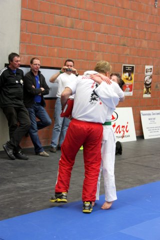 Lynn Folie en Roger Alen op het Belgisch Kampioenschap te Ronse.