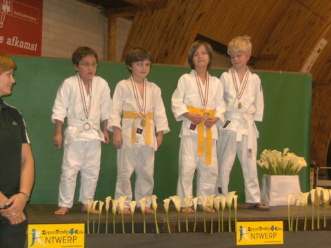 Podiumfoto met Tristan Tolhoek