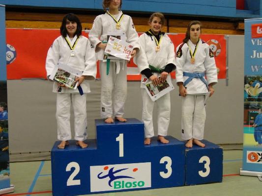 Valentina ASKIC U15/-52kg met BRONS op het VLAAMS KAMPIOENSCHAP 2012