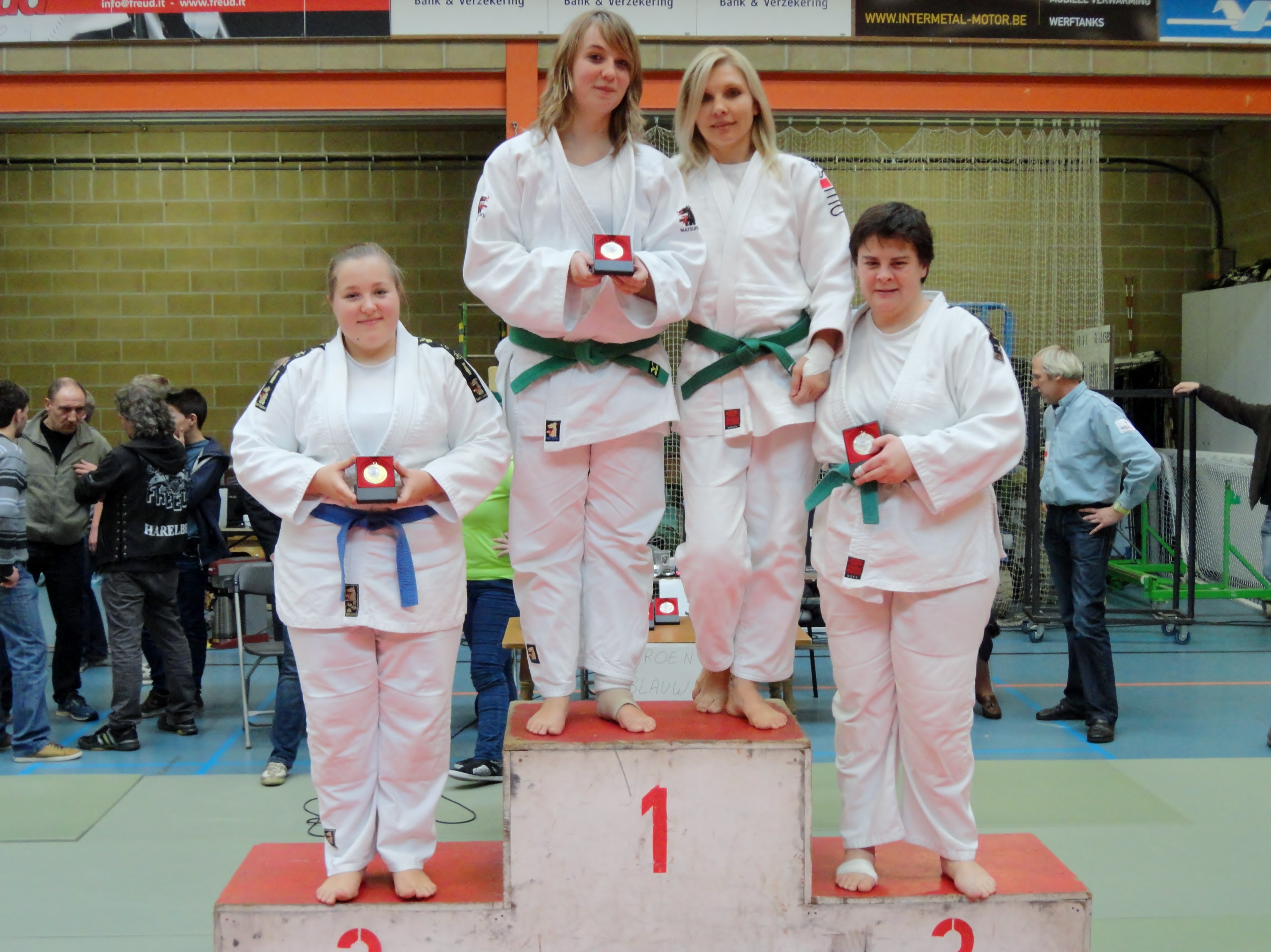 LJUBA wint KNAP GOUD op het INDIVIDUEEL TOERNOOI GROEN & BLAUW +21/-57kg te OOIGEM!!! PROFICIAT