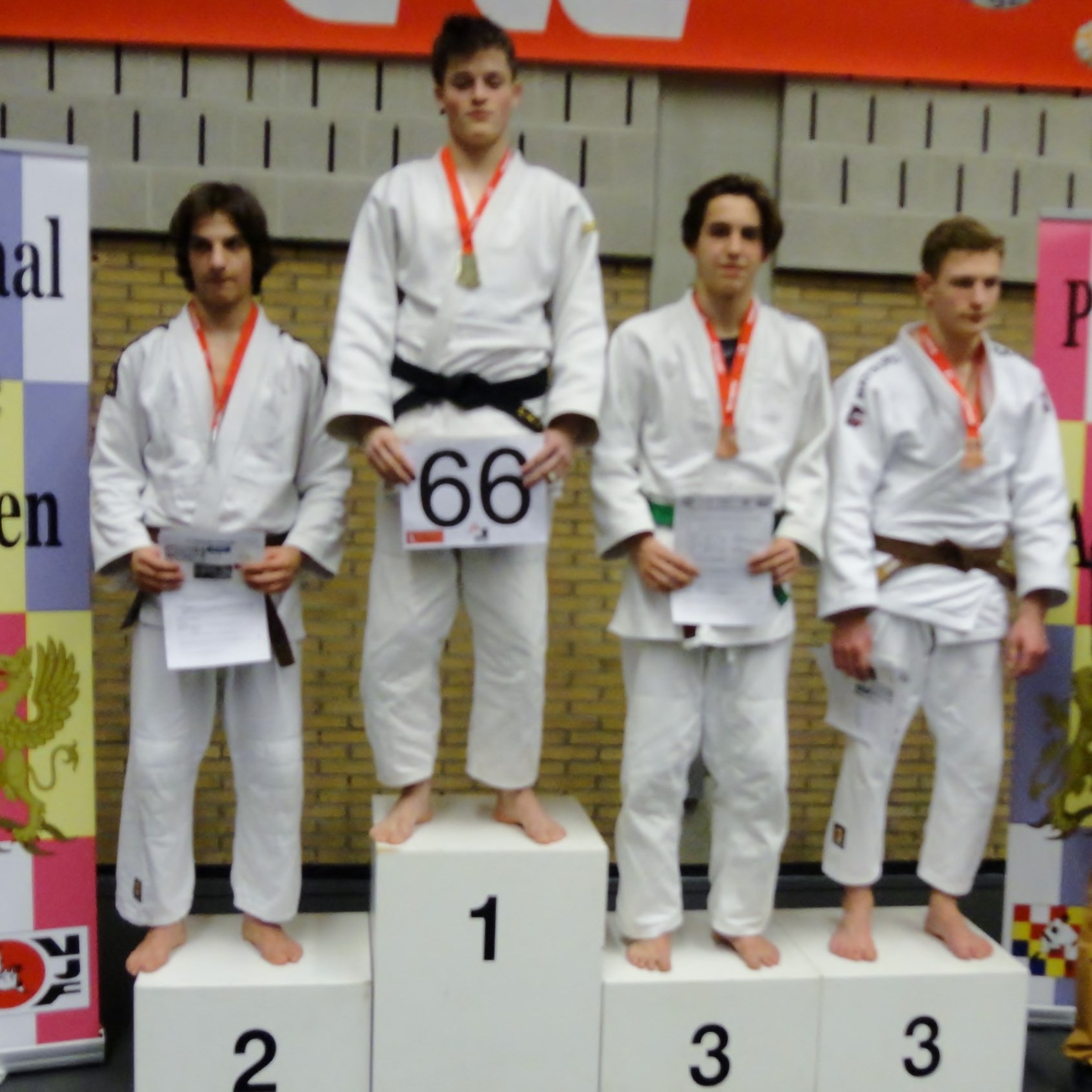 Tom Van Laer wint het BRONS op deze PROVINCIALE KAMPIOENSCHAPPEN in de reeks U18/-66kg.