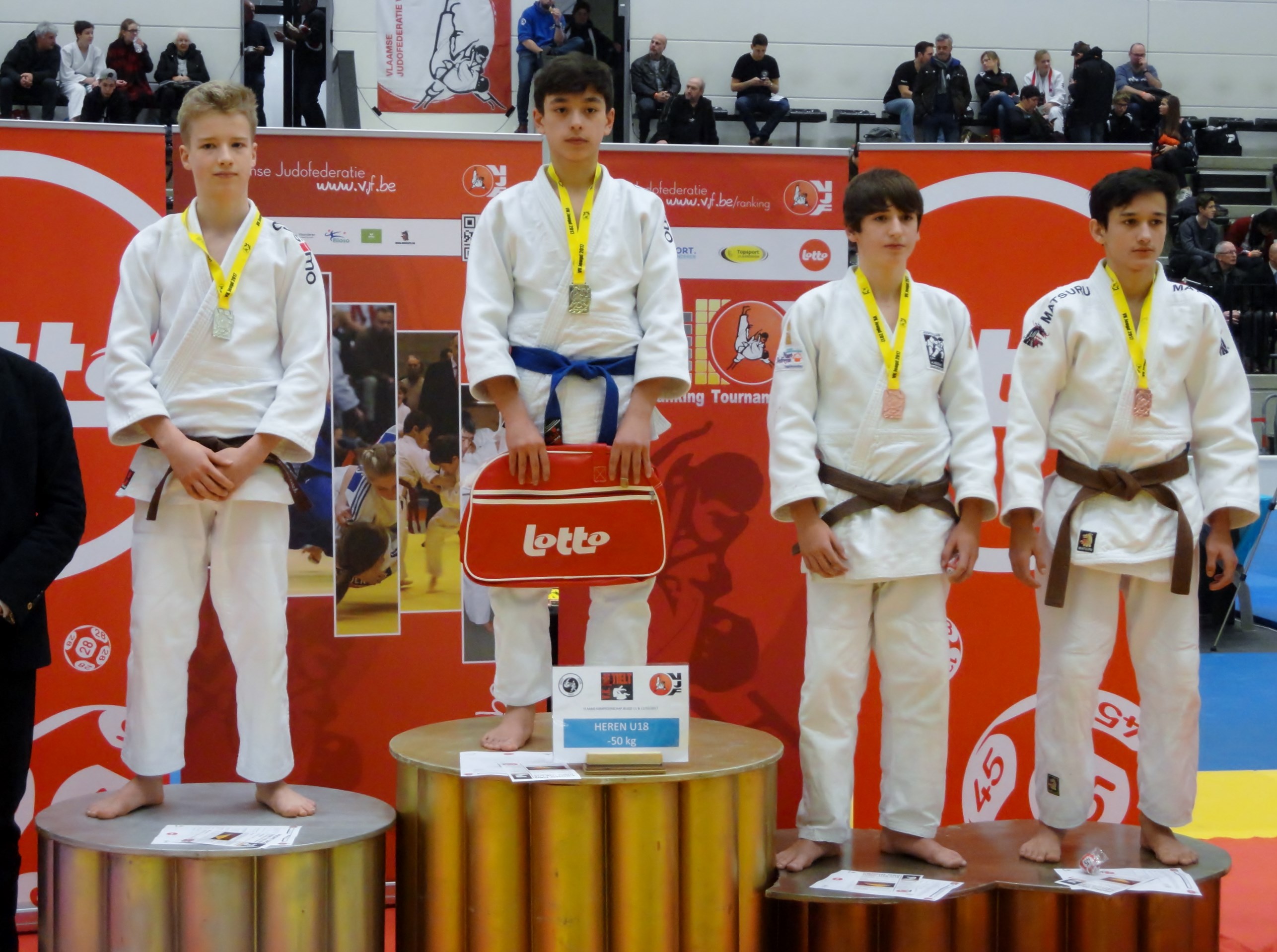 Zelem wint het GOUD op het VLAAMS KAMPIOENSCHAP U18/-50kg...PROFICIAT!